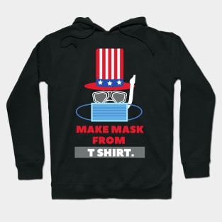 make mask from t shirt Hoodie